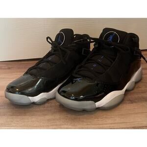 Air Jordan 6 Rings Black / Blue sz 7.5
